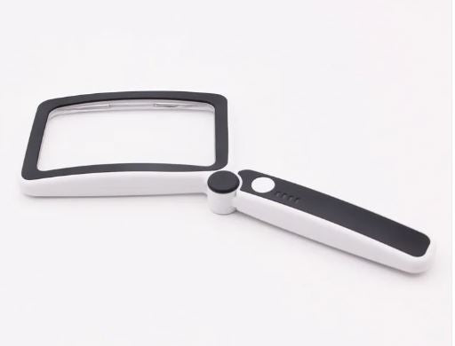 LED Lighted Reading Magnifier with Carrying Case
