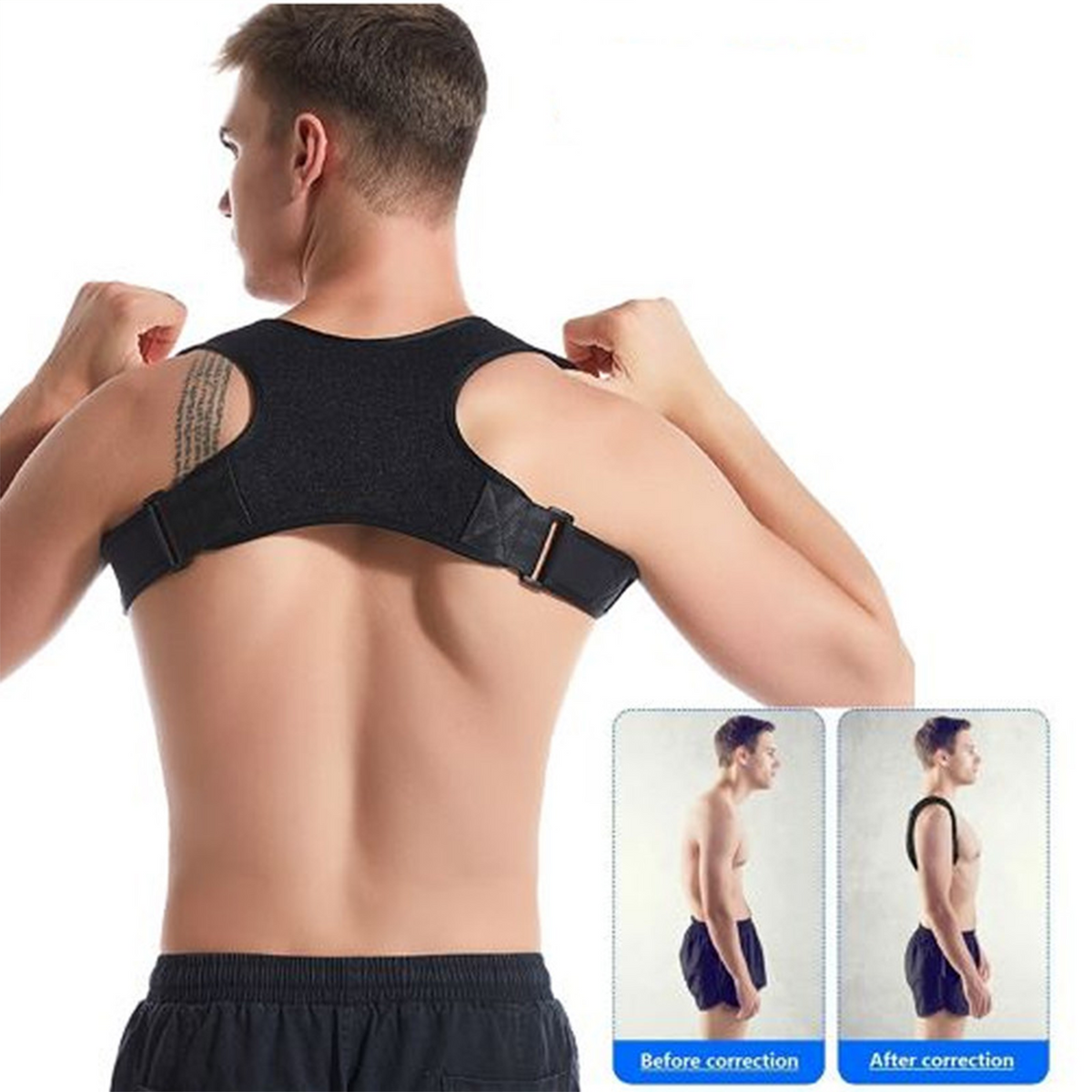 Adjustable Posture Corrector Back Support Brace