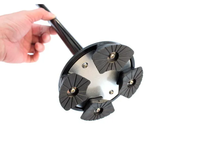 Folding LED Walking Cane with Built-In Flashlight