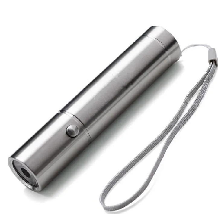 Compact Stainless Steel Pocket Flashlight