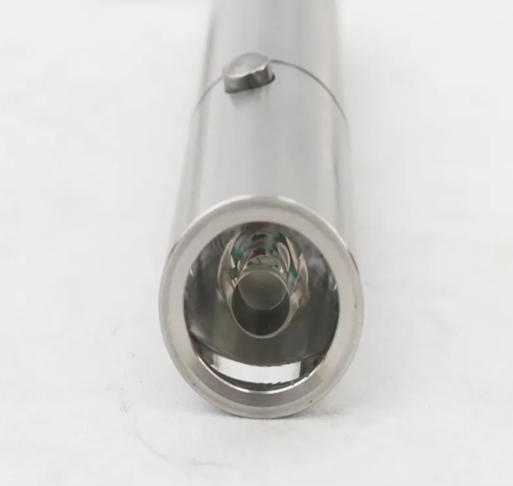Compact Stainless Steel Pocket Flashlight
