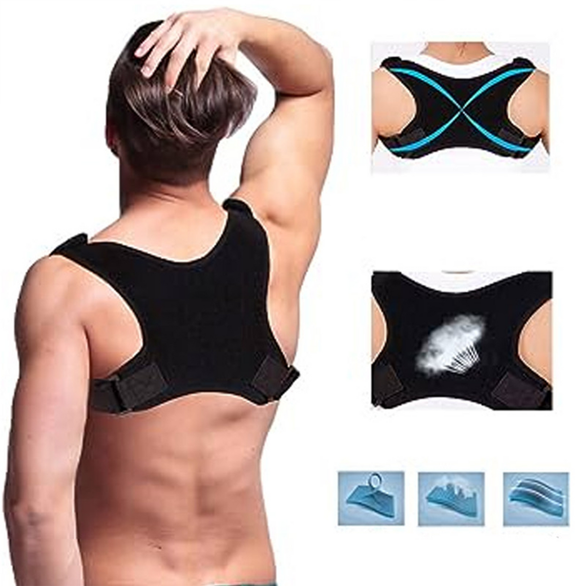 Adjustable Posture Corrector Back Support Brace
